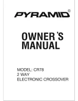 Pyramid CR78 Owner'S Manual preview