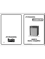 Preview for 1 page of Pyramid GA810 Owner'S Manual