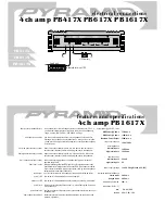 Preview for 11 page of Pyramid PB1217X User Manual