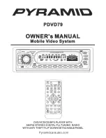 Предварительный просмотр 1 страницы Pyramid PDVD79 Owner'S Manual