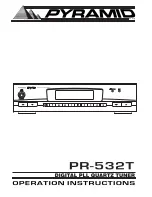 Предварительный просмотр 1 страницы Pyramid PR-532T Operation Instructions