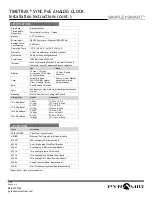 Preview for 4 page of Pyramid TIMETRA SYNC PoE Installation Instructions