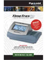 Pyramid TimeTrax Bio Ethernet Reference Manual preview