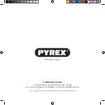 Preview for 20 page of pyrex SB-510 GOLD Manual