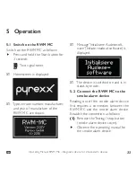 Предварительный просмотр 33 страницы pyrexx RWM MC Operating Manual