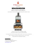Pyroclassic Fires Pyroclassic IV Wood Burner Installation Instruction Manual preview
