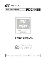 Preview for 1 page of PYROD PDC1486 Owner'S Manual