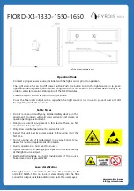 Preview for 2 page of Pyroistech FJORD-X3-1330 Quick Manual