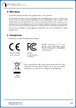 Предварительный просмотр 10 страницы Pyroistech TAKHI Series User Manual