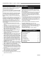 Preview for 2 page of pyromaster UVHB10 Homeowner'S Installation And Operating Manual