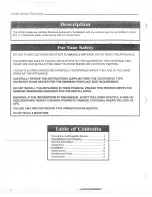 Preview for 2 page of pyromaster UVHBC 33 Homeowner'S Installation And Operating Instructions Manual