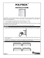 Pyronix MX-PROX Instructions предпросмотр