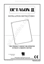 Pyronix OCTAGON II Installation Instructions Manual предпросмотр