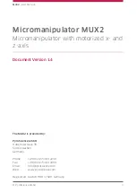 Предварительный просмотр 2 страницы pyroscience MUX2 User Manual