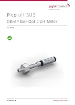 Preview for 1 page of pyroscience Pico-pH-SUB Manual