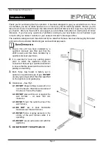 Предварительный просмотр 3 страницы Pyrox 4720020 Owner'S Manual