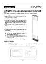 Предварительный просмотр 4 страницы Pyrox 4720020 Owner'S Manual