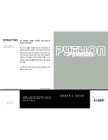 Python 4106P Owner'S Manual preview