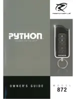 Python 872 Owner'S Manual предпросмотр