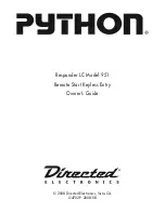 Python 951 Owner'S Manual preview