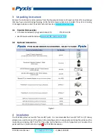 Предварительный просмотр 5 страницы Pyxis 50666 User Manual