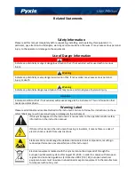 Предварительный просмотр 4 страницы Pyxis DW-2100P User Manual