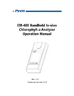 Preview for 1 page of Pyxis EM-400 Operating Manual