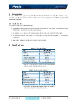 Preview for 5 page of Pyxis SP-380 User Manual