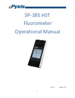 Pyxis SP-395 HST Operational Manual preview