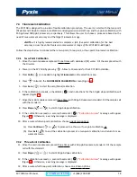 Предварительный просмотр 21 страницы Pyxis SP-710B User Manual