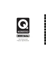 Q Acoustics 2000i serues User Manual And Product Specifications preview