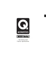 Preview for 3 page of Q Acoustics 2000i serues User Manual And Product Specifications