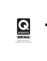 Preview for 63 page of Q Acoustics 2000i serues User Manual And Product Specifications