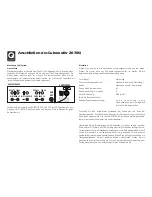 Preview for 93 page of Q Acoustics 2000i serues User Manual And Product Specifications