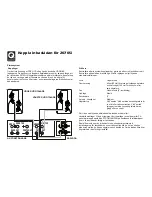 Preview for 216 page of Q Acoustics 2000i serues User Manual And Product Specifications