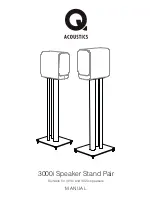 Preview for 11 page of Q Acoustics 3000FSi Installation Instructions Manual