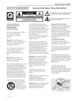 Preview for 4 page of Q Acoustics Q-TV2 User Manual