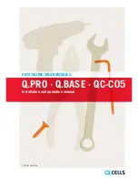 Предварительный просмотр 1 страницы Q CELLS Q.BASE Installation And Operation Manual