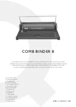 Q-Connect COMB BINDER 8 Instruction Manual preview