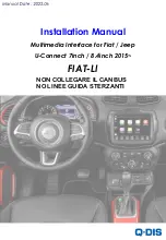 Q-DIS FIAT-LI Installation Manual предпросмотр