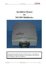 Preview for 2 page of Q-FREE MD 5850 MultiReader Installation Manual