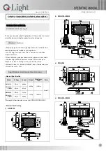 Q-Light QWHL150 Operating Manual preview