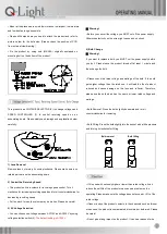 Preview for 2 page of Q-Light S100R Operating Manual