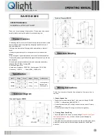 Предварительный просмотр 1 страницы Q-Light SAB130 Operating Manual