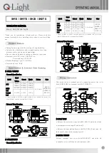 Q-Light SH1S Operating Manual preview