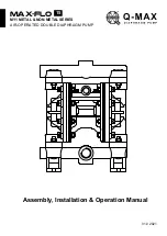 Preview for 1 page of Q-MAX MAX-FLO MY1-15 METAL Series Assembly, Installation And Operation Manual