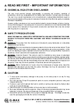 Preview for 3 page of Q-MAX MAX-FLO MY1-15 METAL Series Assembly, Installation And Operation Manual