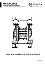 Q-MAX MAX-FLO MY1-80 METAL Series Assembly, Installation And Operation Manual preview