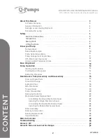 Предварительный просмотр 2 страницы Q-Pumps QTS-M08 Operation And Maintenance Manual