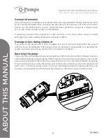 Предварительный просмотр 4 страницы Q-Pumps QTS-M08 Operation And Maintenance Manual